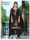 Crystal By Banwery Blooming Vichitra Kurti With Bottom Dupatta
